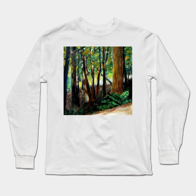 Livingston Trail - Saugatuck Dunes State Park Michigan Long Sleeve T-Shirt by michelle1991